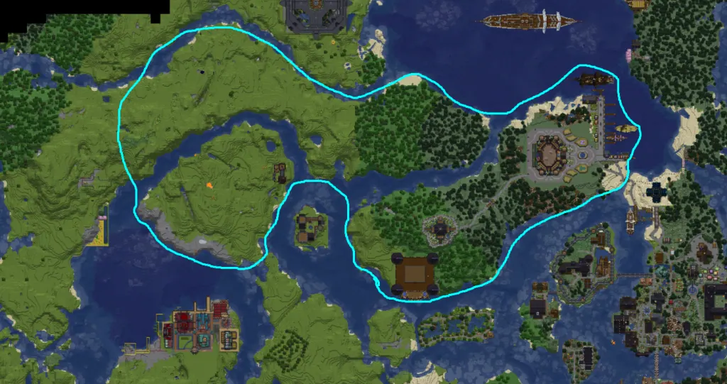 Map of the Age I Enchanted Reserve